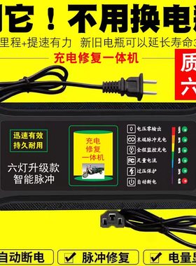 自动断电 两轮三轮电动车电瓶车充电器48V60V72V铅酸电车通用