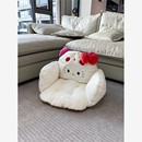哈喽kitty坐垫椅垫护腰靠背一体懒人沙发办公室久坐软屁垫可爱