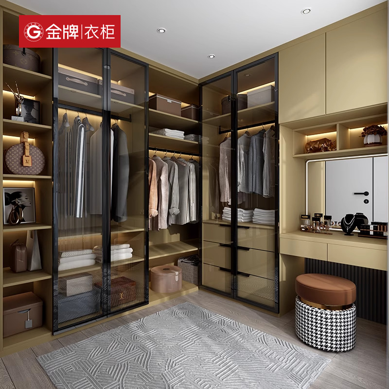 金牌衣柜全屋定制衣帽间