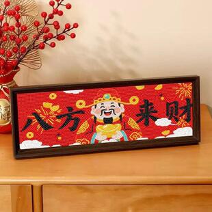 钻石画高难度女孩子小满胜万全diy钻石画手工制作满钻粘贴客厅玄