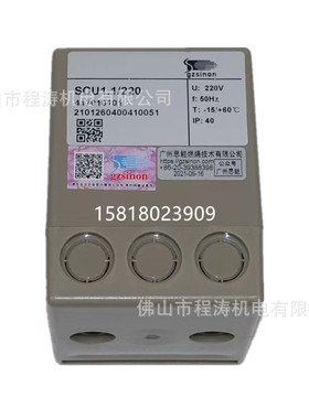 施能SINON火焰检测器 火焰探测器 火焰放大器SCU1.1/220   IEW15