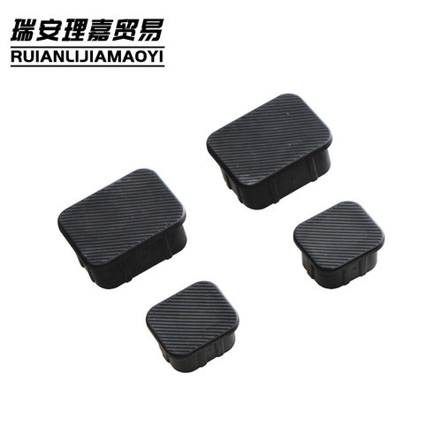 橡胶盖外饰改装件2/4门黑色橡胶塞盖适用于福特Bronco21-22 4pcs
