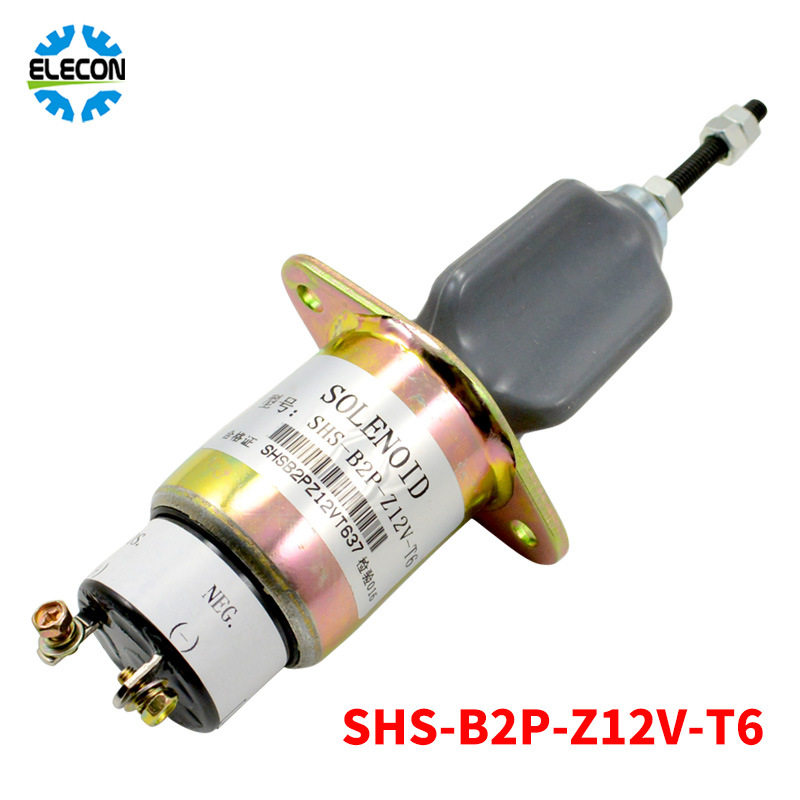 柴油发动机12v24v熄火开关SHS-B2P-Z12V-T6断油电磁阀 电子熄火器,五金/工具,发电机组零部件,淘宝优惠券,粉丝福利购,淘宝优惠卷