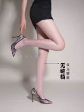 SK8873超薄5D极光油亮丝袜女性感丝滑无痕低腰无缝裆开裆极光袜