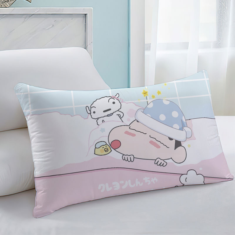 卡通全棉蜡笔小新儿童双面枕套