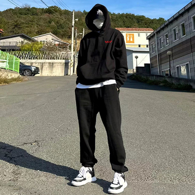 重磅男款美式休闲青少年连帽卫衣