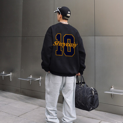 重磅卫衣硬挺美式男秋季