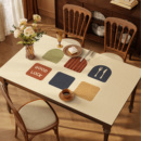 美式 简约餐桌垫防水防油免洗防烫桌布轻奢高级感茶几桌面保护垫
