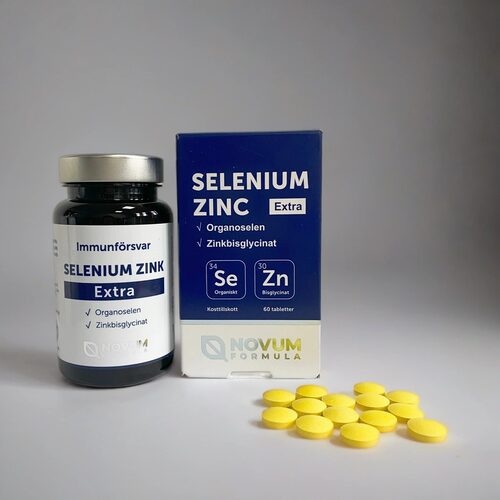 瑞典诺尔健锌硒加强片双甘氨酸锌L-硒代蛋氨酸维生素B铜60粒