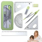 And Geometry Compass Protractor Set Student Math Draftin