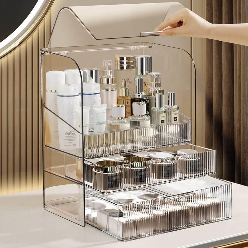 Cosmetic Storage Box Brush Holder Container Makeup Organize1