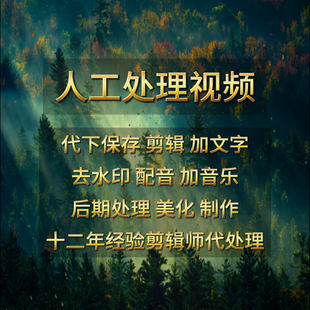 短视频代下载保存文案提取转文字删除去水印抖音小红书剪辑制作