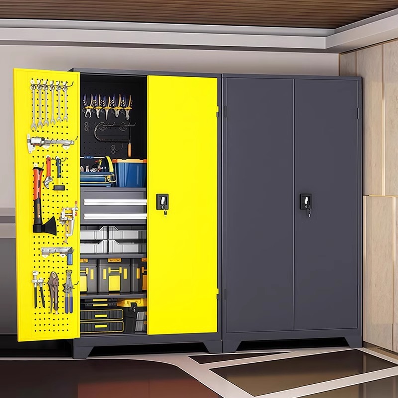重型车位储物柜地下车库站脚杂物柜渔具帐篷防潮防盗收纳柜工具柜