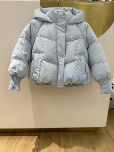 新款 F2ACF4205太平鸟童装 2025冬季 peace 女童保暖连帽羽绒服 mini