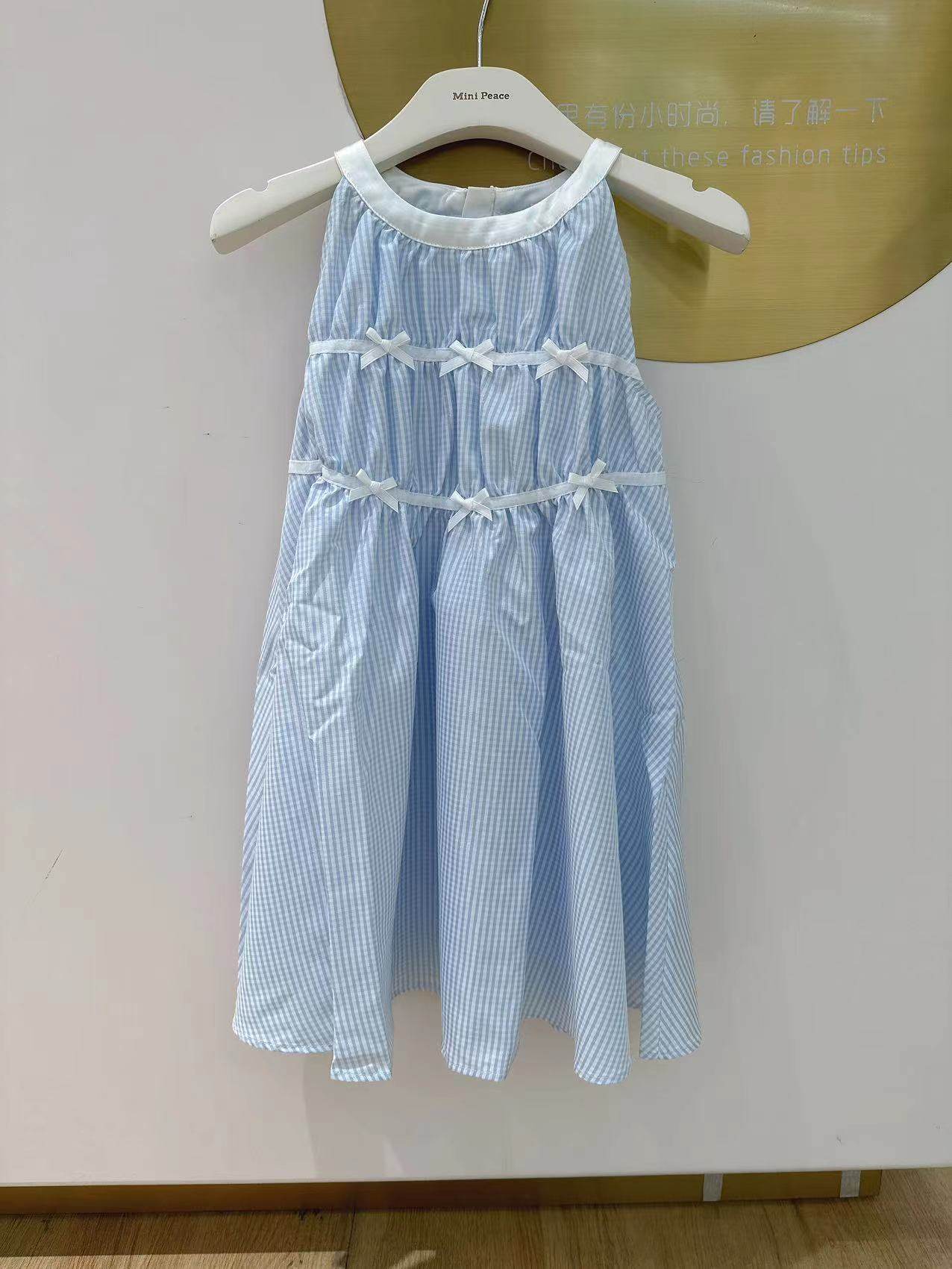F2FAE2605 mini peace太平鸟童装2024夏装新款女童休闲连衣裙 469