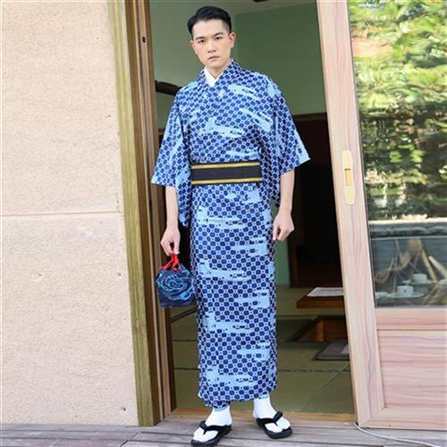 新020新款夏和j服男夏r日花火a会绅士外穿传统正装和服抗皱免熨烫