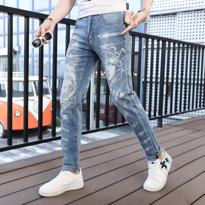 2024年新款男士牛仔裤小