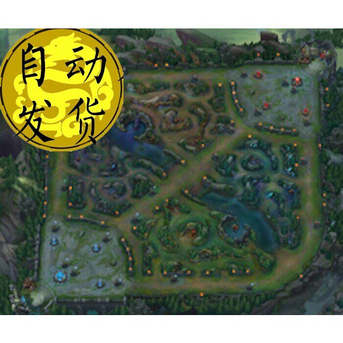 传奇地图素材 LOL对战 副本活动 高清真彩地图 封边完整