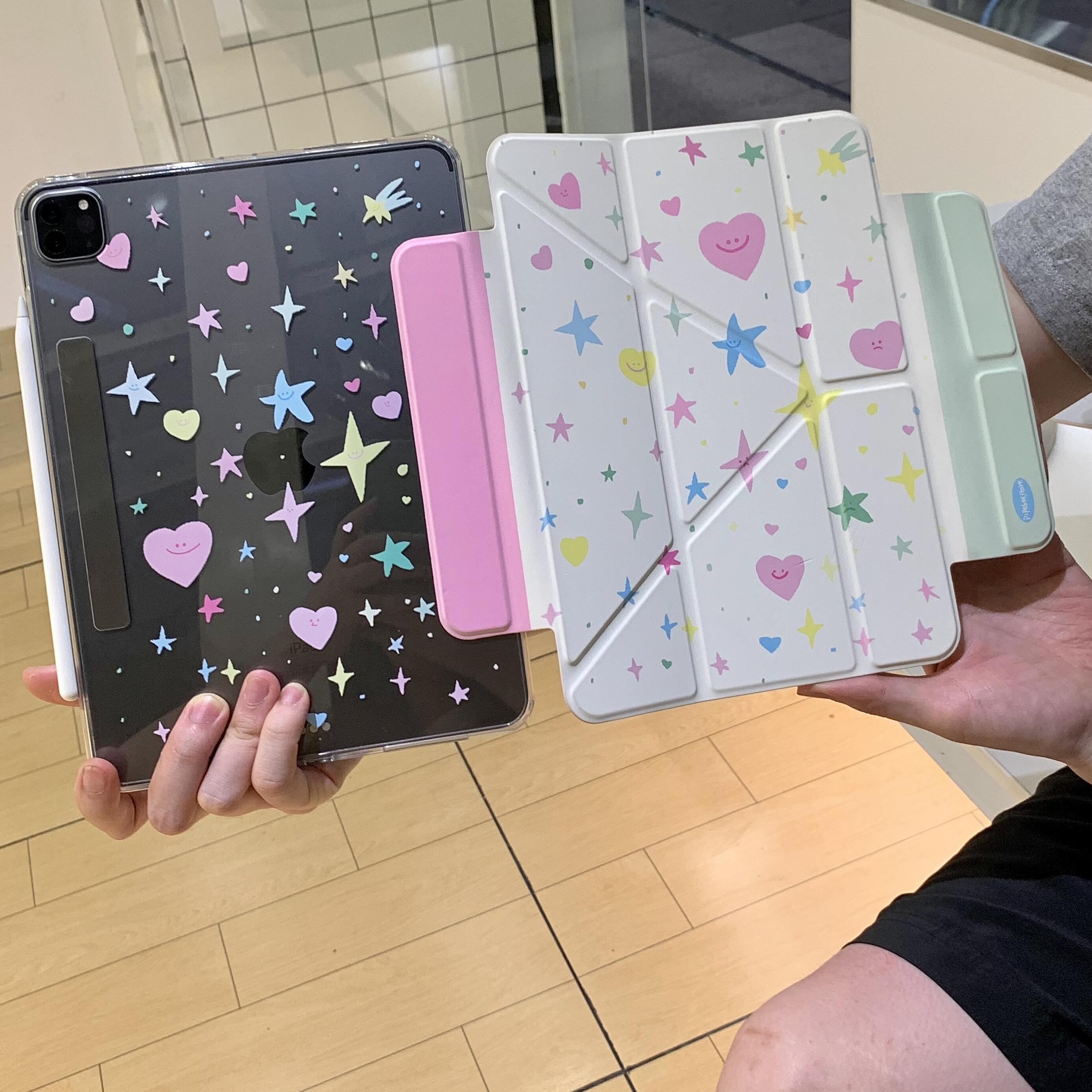 【新品】PIPEBOX原创12.9寸双面夹磁吸2022iPadPro11寸保护壳套2024平板y型保护套air4/5小众简约韩式mini6