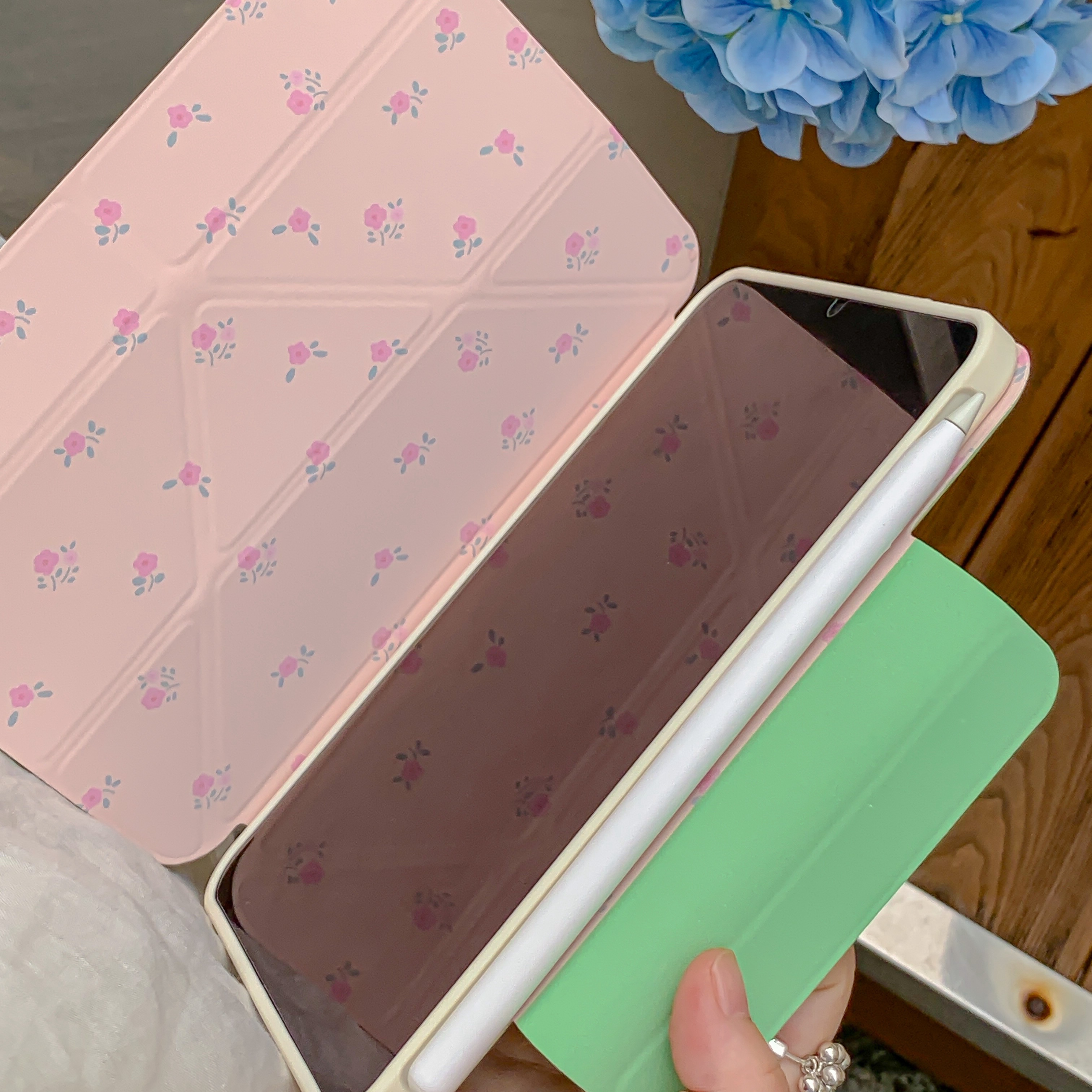 原创ins风3+Y可磁吸双面夹ipad壳