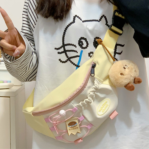 可爱儿童小挎包女孩胸包饺子包