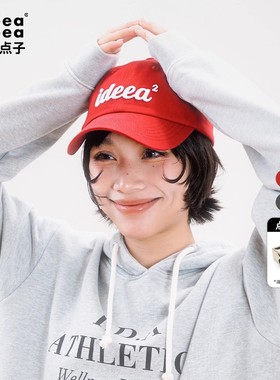 【韩综同款】ideea点子点子 「ideea²」四色韩系手写体棒球帽