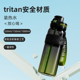 吨吨BOTTLEDJOY渐变畅吨吨2026大容量保冷杯吨桶户外运动水壶