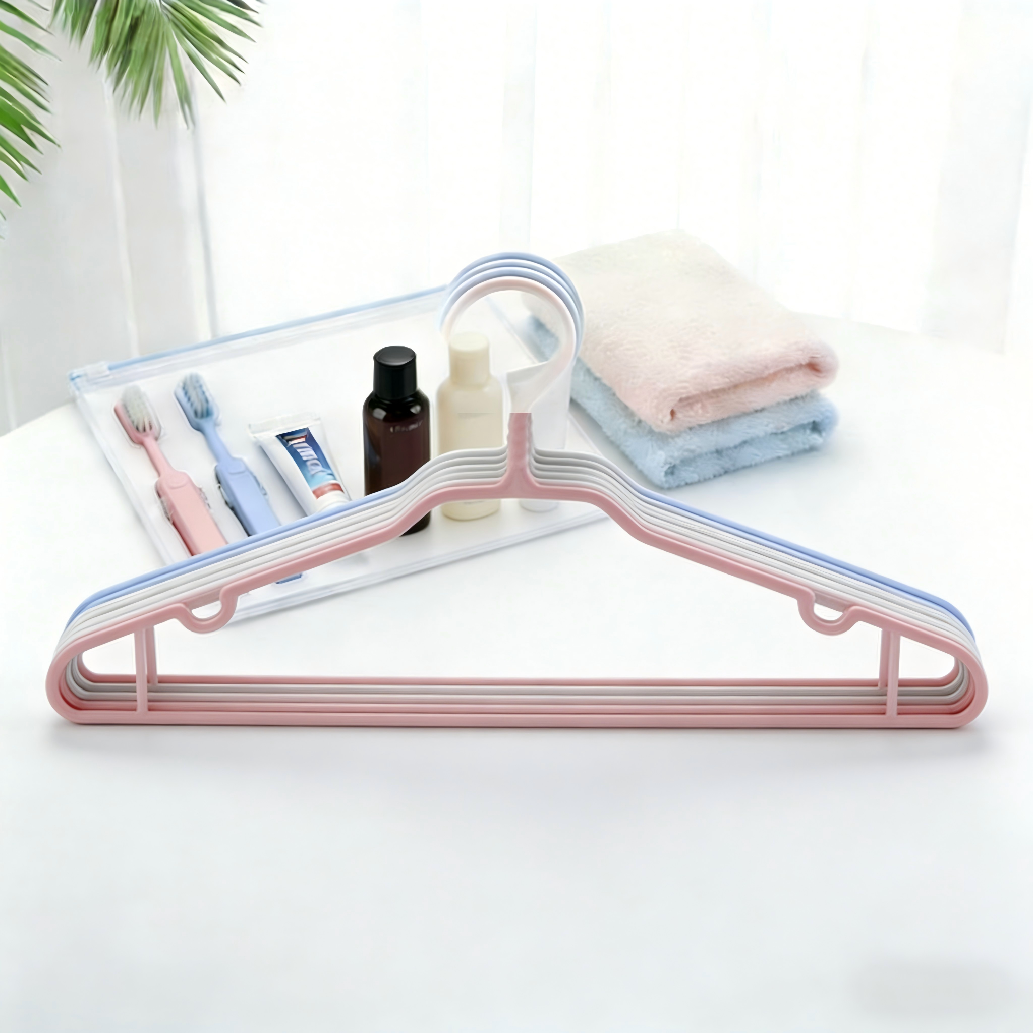 50支成人衣架加粗加厚防滑无痕不鼓包晾衣架旅行洗漱,户外/登山/野营/旅行用品,旅行洗漱套装,淘宝优惠券,粉丝福利购,淘宝优惠卷