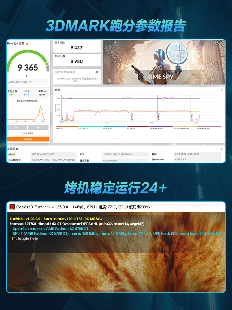 Qiao core RX5700XT новый высокоэффективный черный мифический Гоку 3A видеокарта 3D дизайн рендеринг