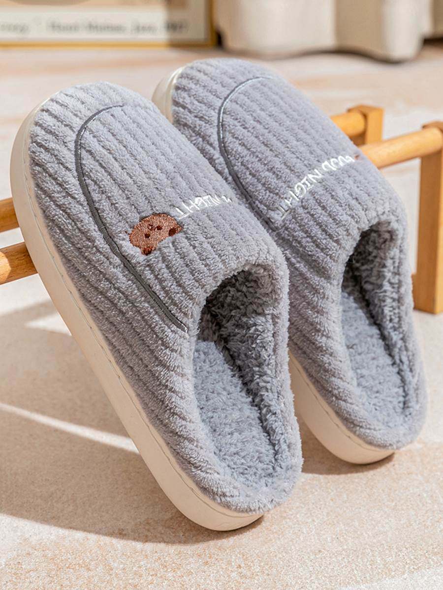 plush winter women men slippers slipper indoor cotton shoes