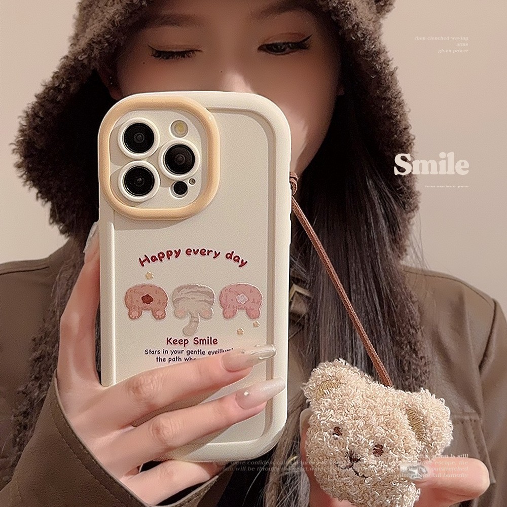可爱屁股猫咪苹果16手机壳iphone15硅胶11适用14promax毛绒挂绳12