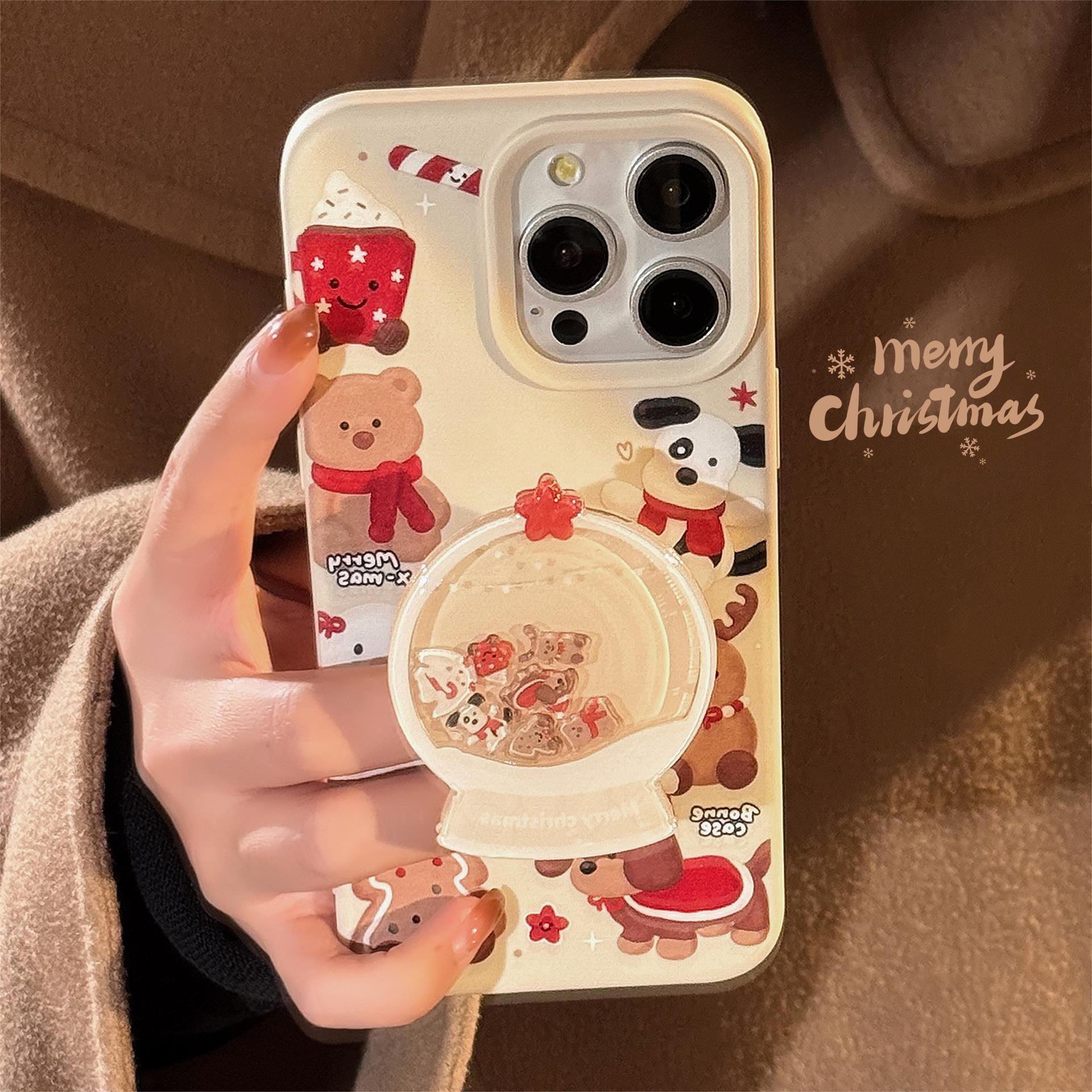 水晶球摇乐支架适用iphone