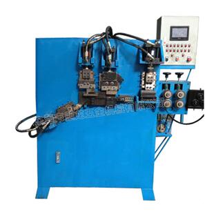 厂家直供线材折弯机铁丝加工打扣机汽车雨刮条成型机冲孔铁条机