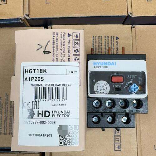 HGT18KA1P20S0.8-1.2AHYUNDAI热过载保护继电器HGT18HHOR1K