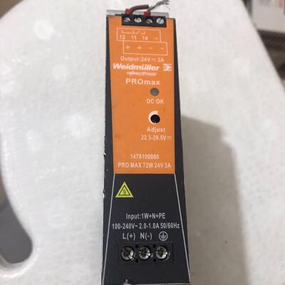 weidmuller开关电源型号PROMAX72W24V3A