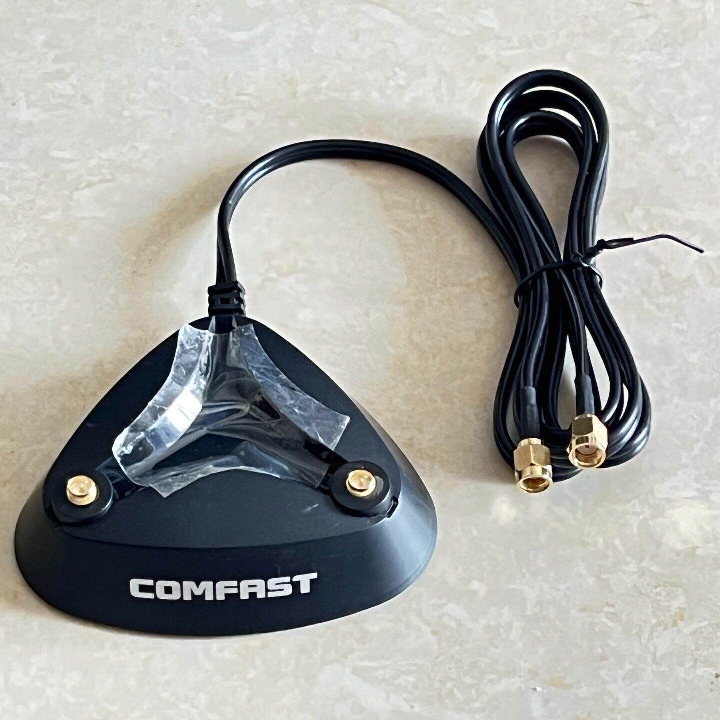 COMFAST双天线SMA接口台式机PCIE网卡AX200延