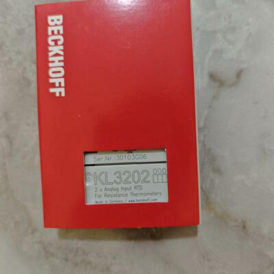 倍福KL3202模块 2路模拟量输入RTD 德国 成色漂