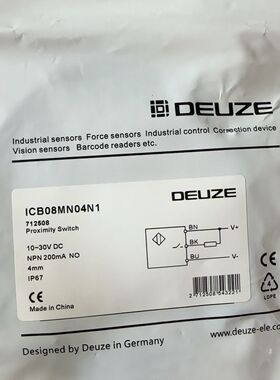 DEUZE德尔兹ICB08MN04N1接近开关 40