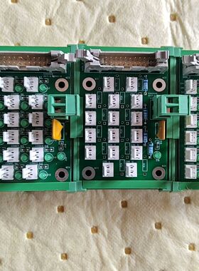 ASM电路板 型号E252568 绿色PCB板 带多个接头接