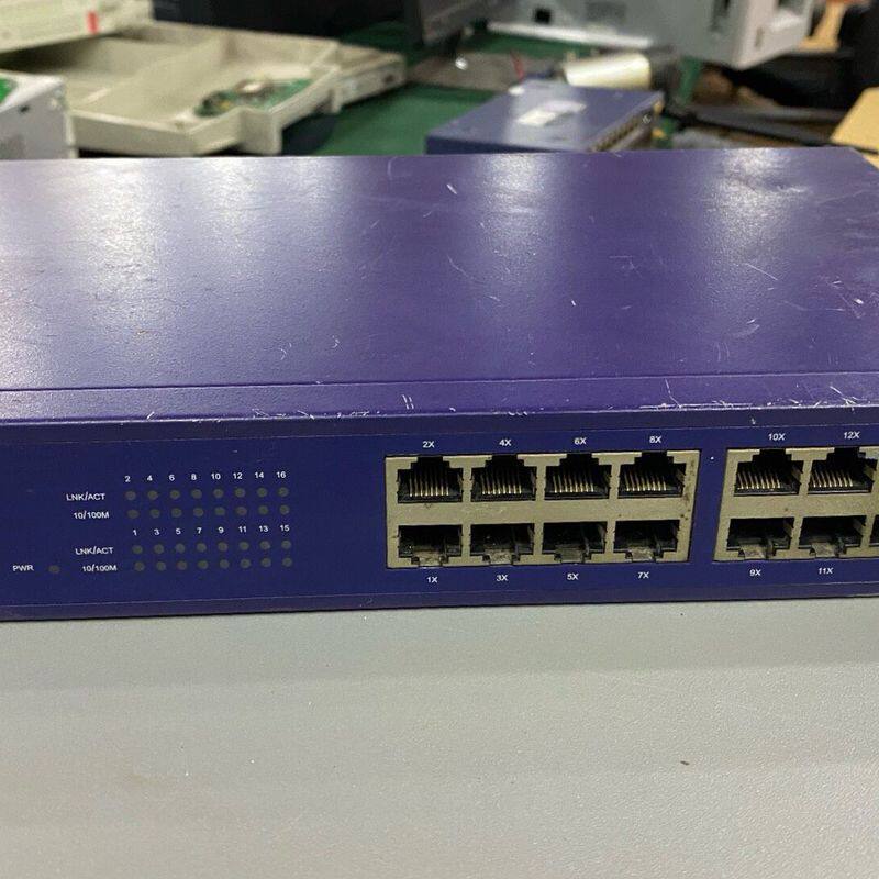 磊科Netcore16口百兆交换机型号NSD1016D