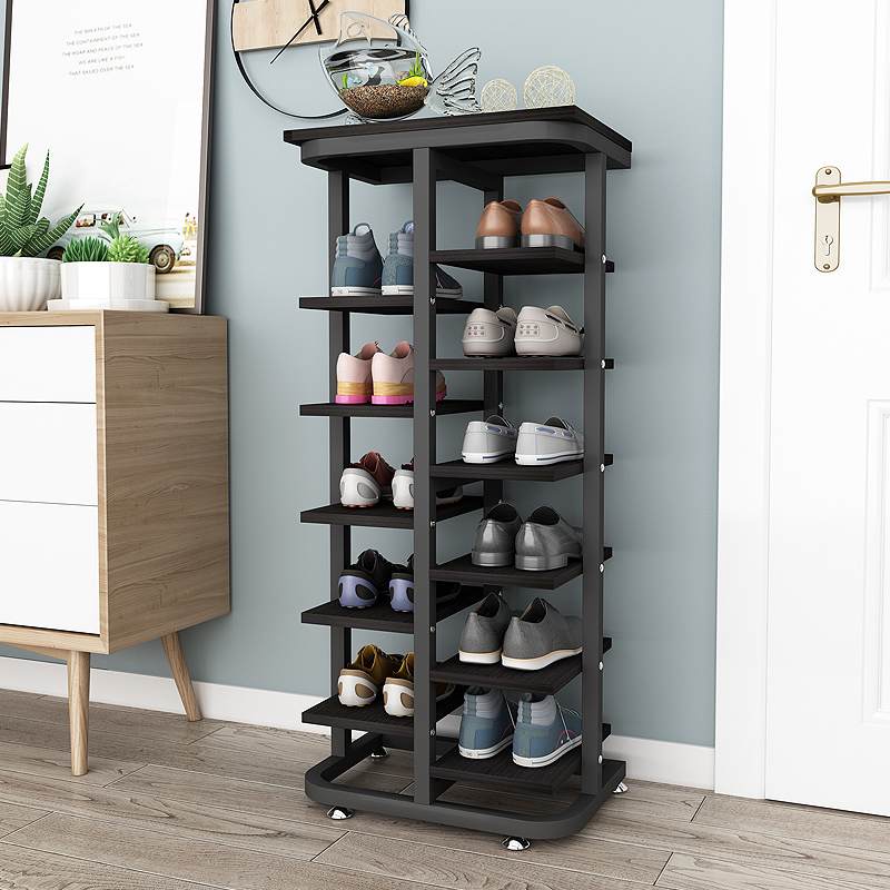 新款入户进门铁艺鞋架简易