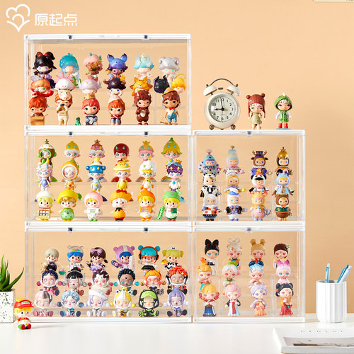原起点手办展示盒盲盒收纳盒