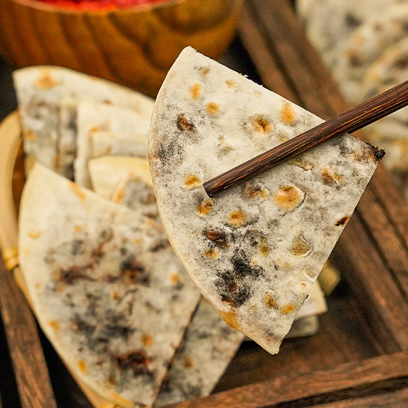 田园徽州梅干菜饼早餐烤饼早点梅菜扣肉锅盔黄山烧饼脆安徽特产