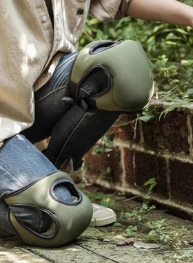 潜水料花园护膝户垫外除草园林护膝劳保家务海绵弹力防护膝盖跪垫