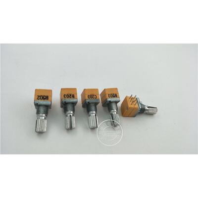 升威 RK097G 双联电位器  B5K B50K B20K C20K 柄长15MM花