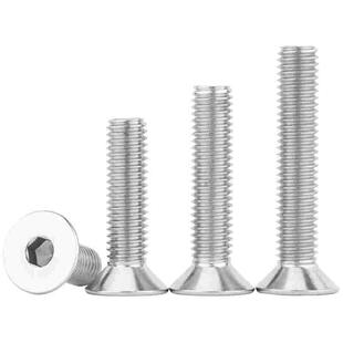 316不锈钢沉头内六角螺丝大全加长平头螺栓螺钉M3M4M5M6M8M10 M16