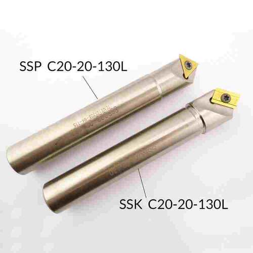 45度倒角刀把 SSP SSK C20-20-130L定点定位中心舍弃式倒角刀杆