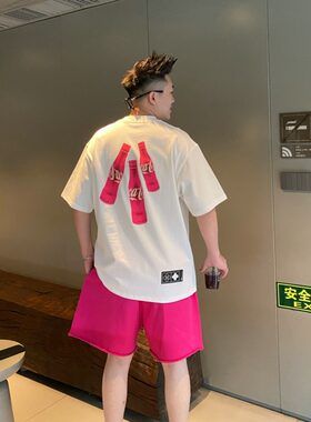 新款男士短袖T恤创意印花