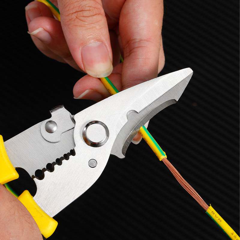 철 가위 산업용 가위 다기능 항공 가위 철 시트 수제 금속 용골 장  견고한 알루미늄 거싯 플레이트