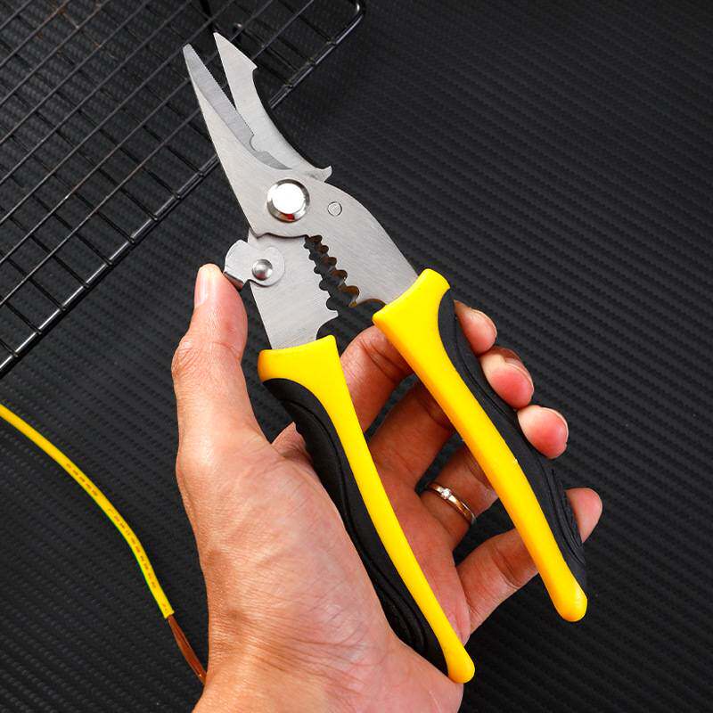 철 가위 산업용 가위 다기능 항공 가위 철 시트 수제 금속 용골 장  견고한 알루미늄 거싯 플레이트